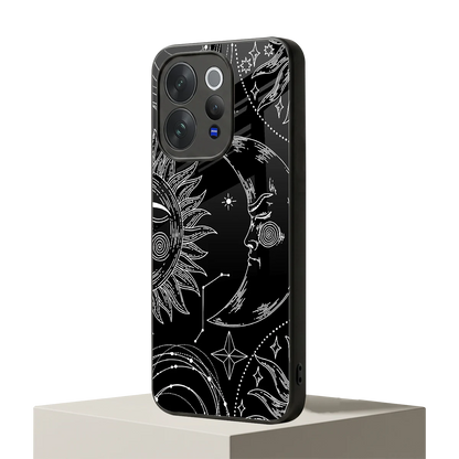 Celestial Duo vivo v70 elite mobile cover | shockproof glass phone case