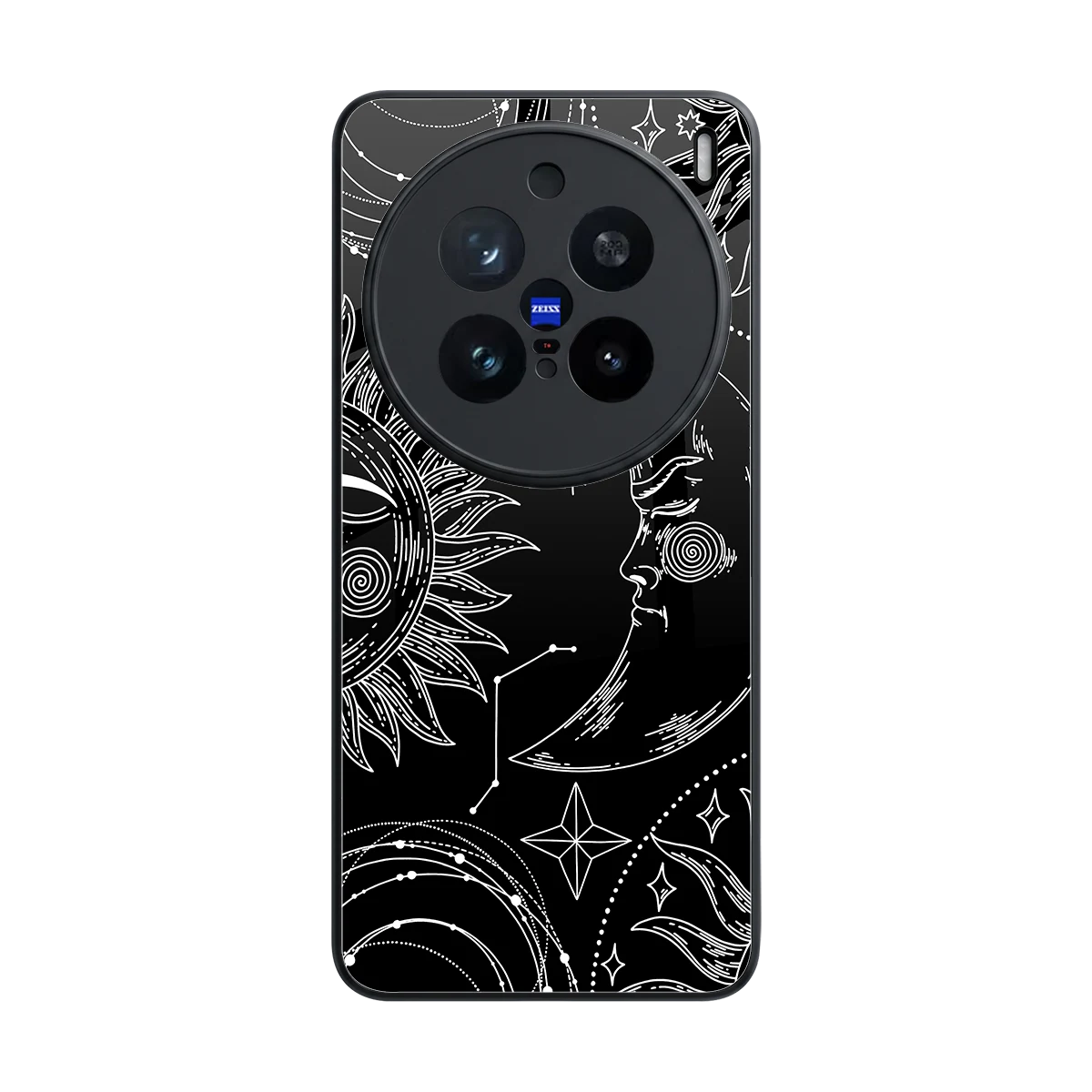 Celestial Duo back phone cover | glass case for vivo x200 pro