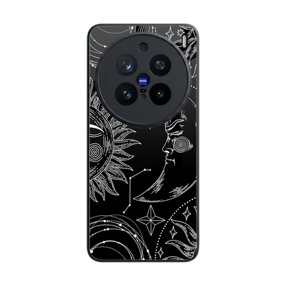 Celestial Duo back phone cover | glass case for vivo x200 pro