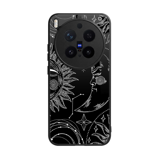 Celestial Duo back phone cover | glass case for vivo x300 pro