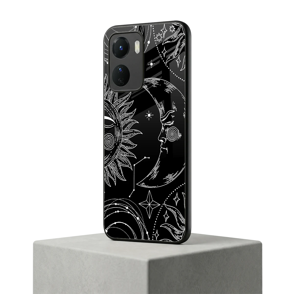 Celestial Duo vivo y16 mobile cover | shockproof glass phone case