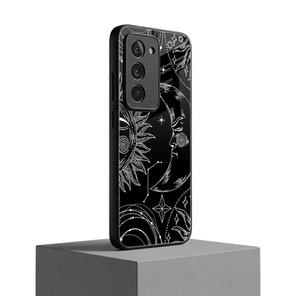 Celestial Duo redmi 15 5g mobile cover | shockproof glass phone case