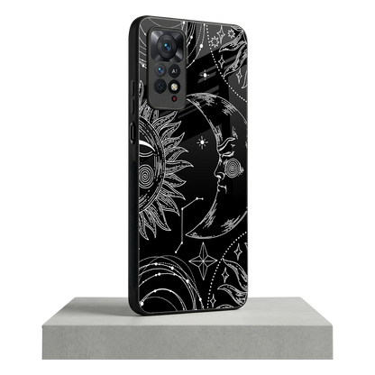 Celestial Duo redmi note 11 pro mobile cover | shockproof glass phone case