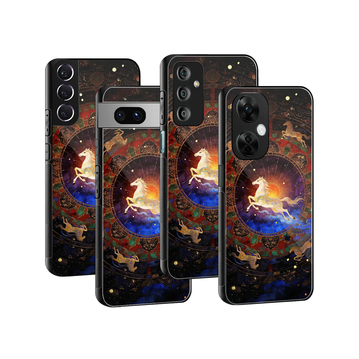 Stylish Glass Back Case for All Smartphones iPhone, Samsung, OnePlus, Pixel, Redmi, Oppo, Vivo, Motorola