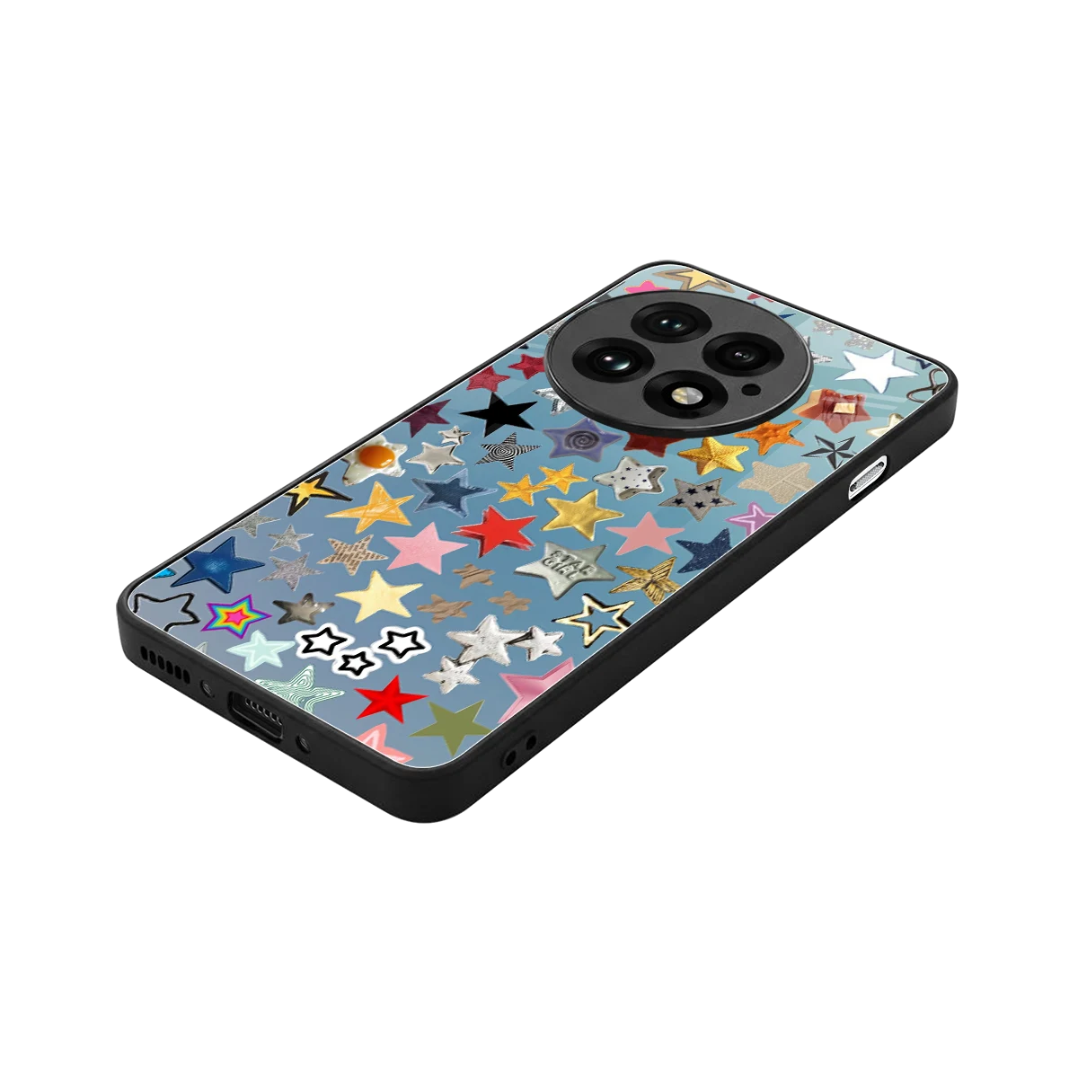 Celestial Glow stylish phone case for oneplus 13 | glossy glass and slim fit