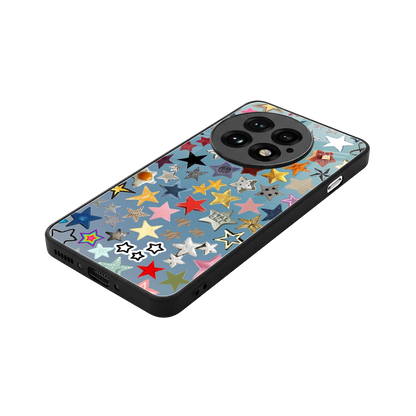 Celestial Glow stylish phone case for oneplus 13 | glossy glass and slim fit