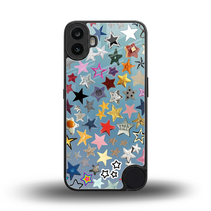 Celestial Glow back phone cover | glass case for cmf nothing phone 1