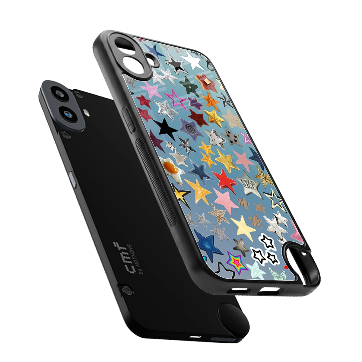 Celestial Glow sleek cmf nothing phone 1 cover with tempered glass back and TPU edges