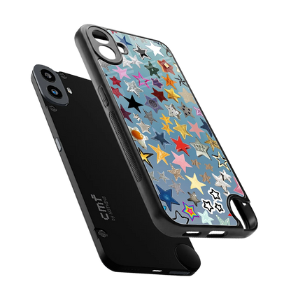 Celestial Glow sleek cmf nothing phone 1 cover with tempered glass back and TPU edges