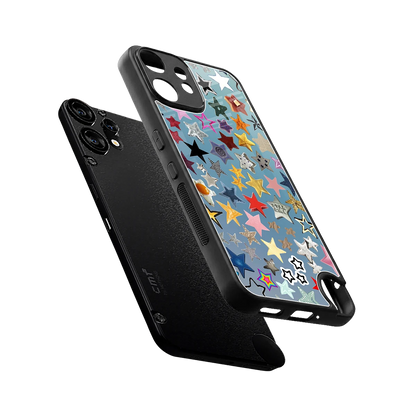 Celestial Glow sleek cmf nothing phone 2 pro cover with tempered glass back and TPU edges