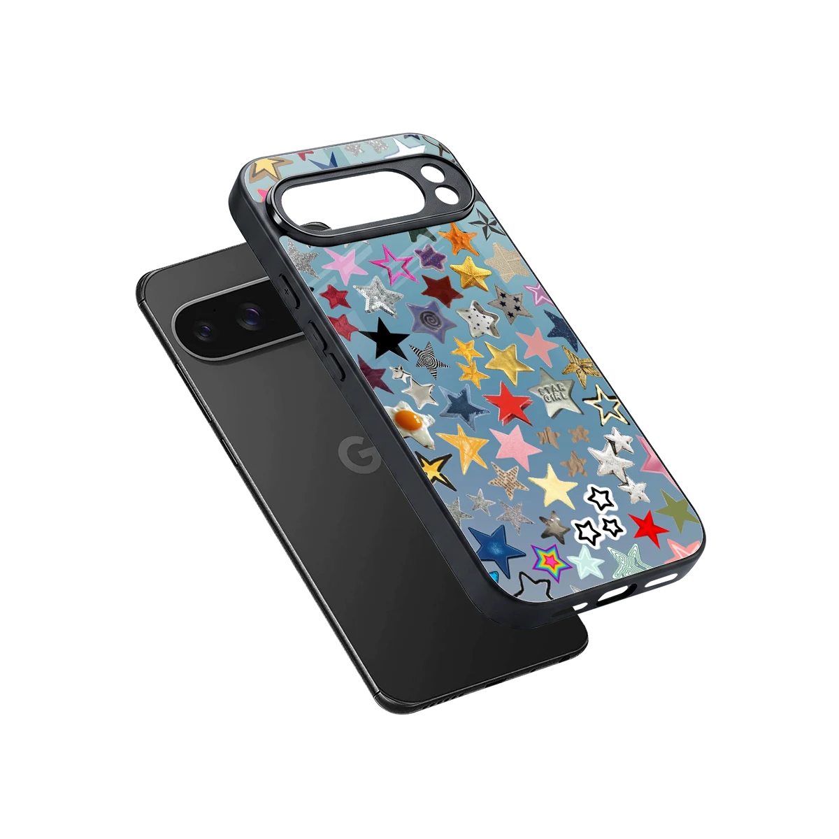 Celestial Glow sleek google pixel 10 pro xl cover with tempered glass back and TPU edges