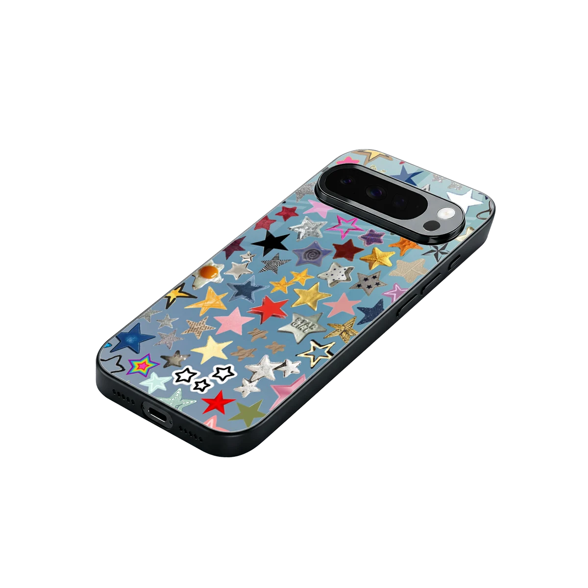 Celestial Glow stylish phone case for google pixel 10 pro xl | glossy glass and slim fit