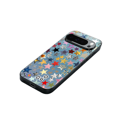 Celestial Glow stylish phone case for google pixel 10 pro xl | glossy glass and slim fit