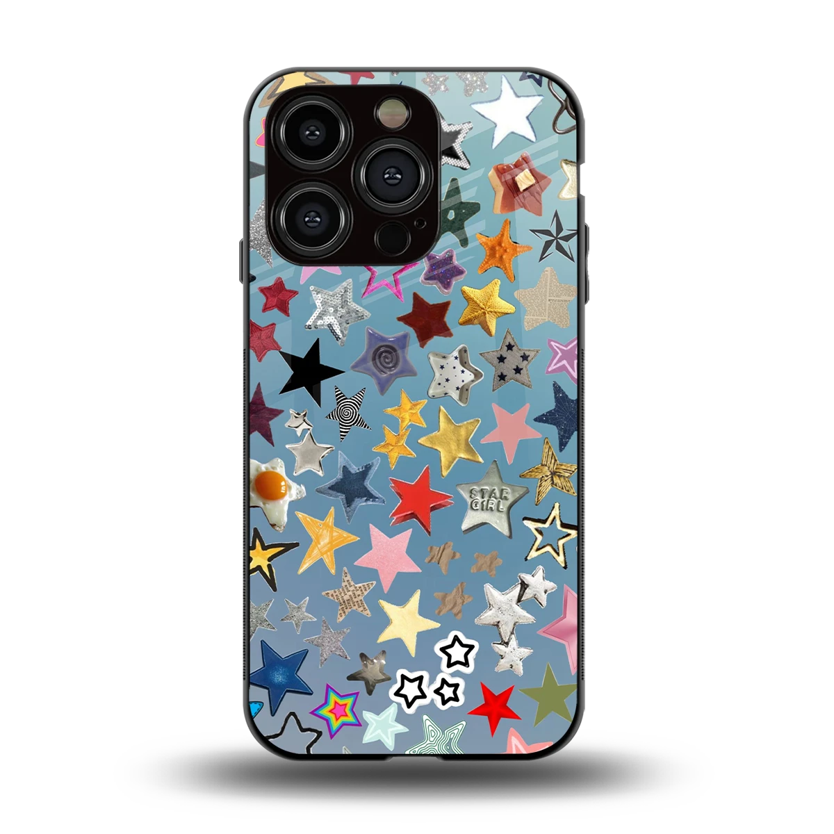 Celestial Glow back phone cover | glass case for iphone 13 pro