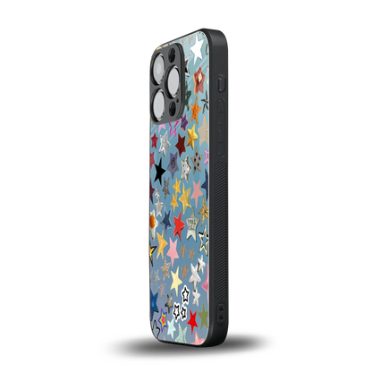 Celestial Glow iphone 12 pro mobile cover | shockproof glass phone case