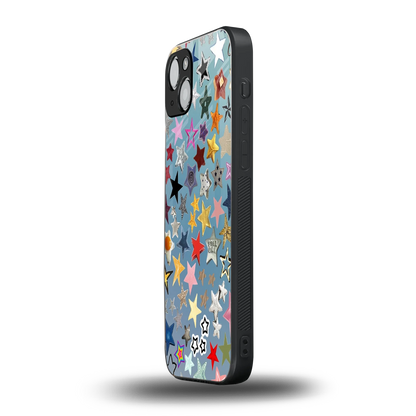 Celestial Glow iphone 13 mobile cover | shockproof glass phone case