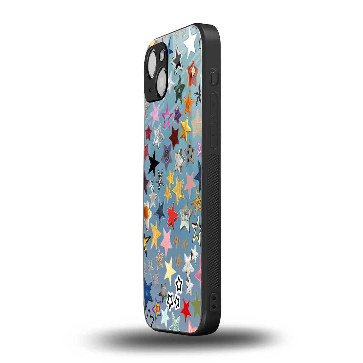 Celestial Glow iphone 15 mobile cover | shockproof glass phone case