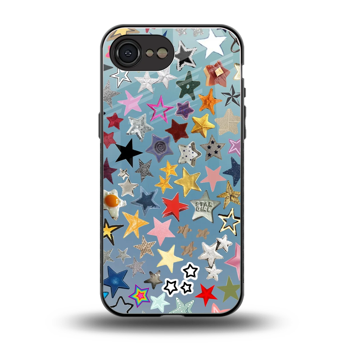 Celestial Glow back phone cover | glass case for iphone 16e