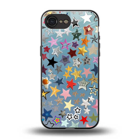 Celestial Glow back phone cover | glass case for iphone 16e