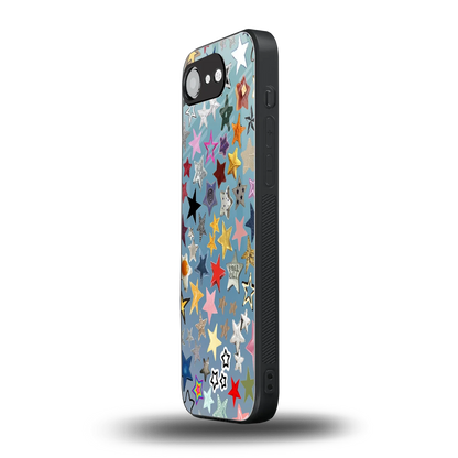 Celestial Glow iphone 16e mobile cover | shockproof glass phone case