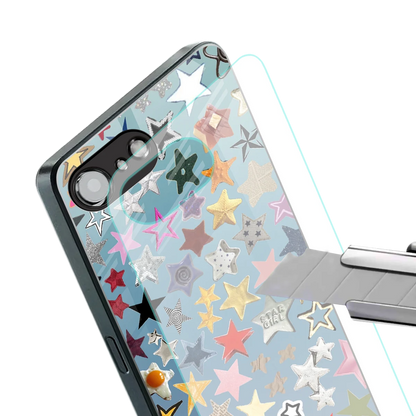Celestial Glow stylish phone case for iphone 17e | glossy glass and slim fit