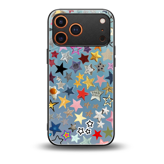 Celestial Glow back phone cover | glass case for iphone 17 pro max