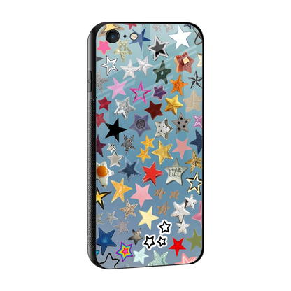 Celestial Glow sleek iphone 6s cover with tempered glass back and TPU edges