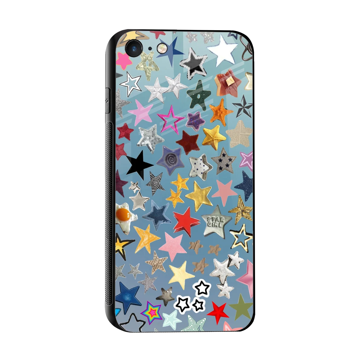 Celestial Glow sleek iphone 7 cover with tempered glass back and TPU edges