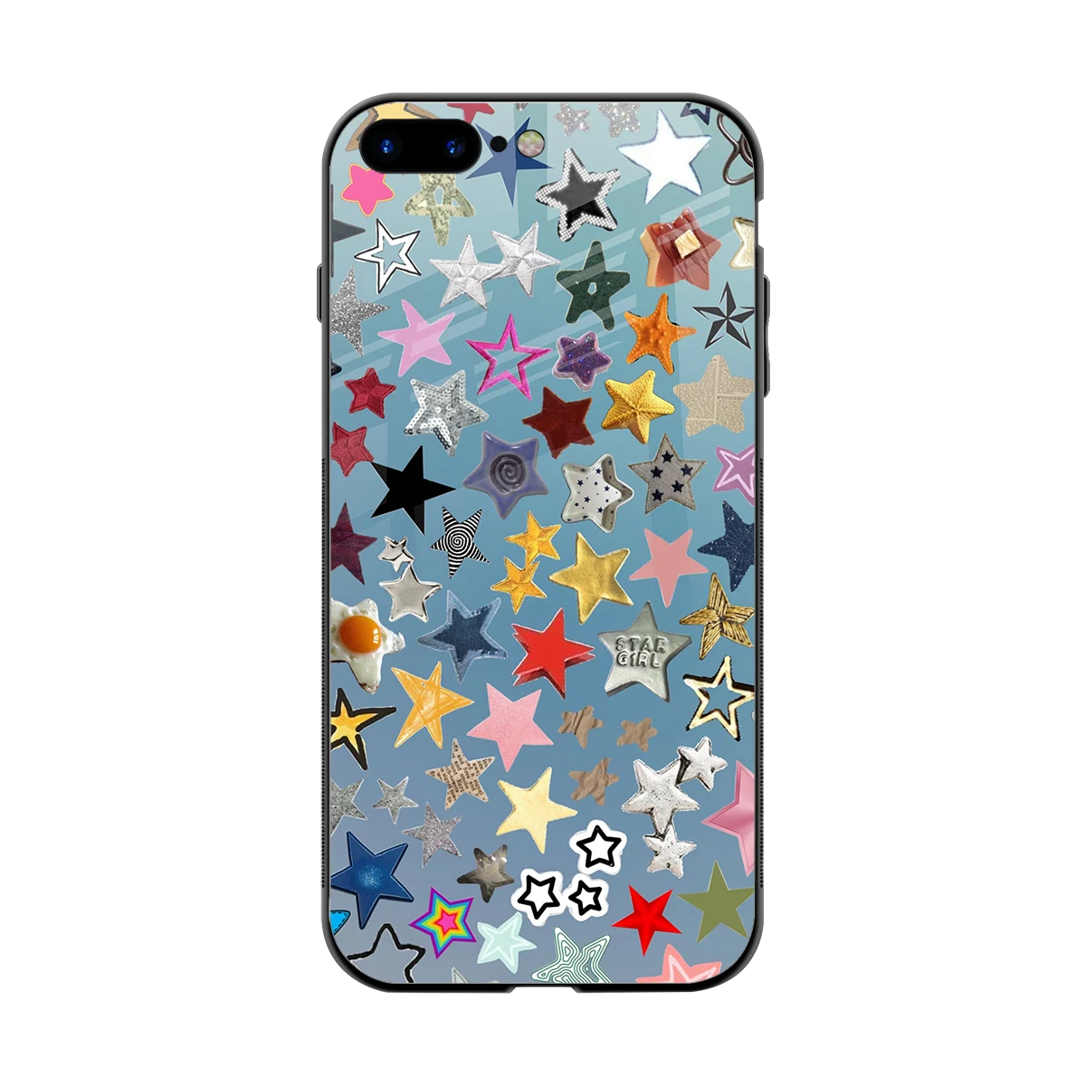 Celestial Glow back phone cover | glass case for iphone 7 plus