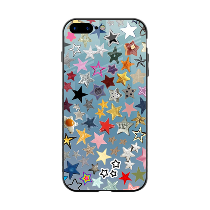 Celestial Glow back phone cover | glass case for iphone 7 plus