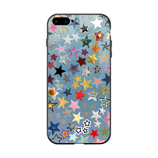 Celestial Glow back phone cover | glass case for iphone 7 plus