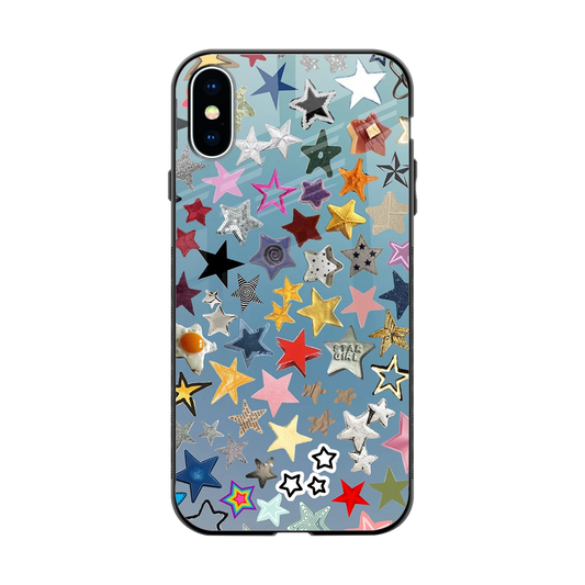 Celestial Glow back phone cover | glass case for iphone x