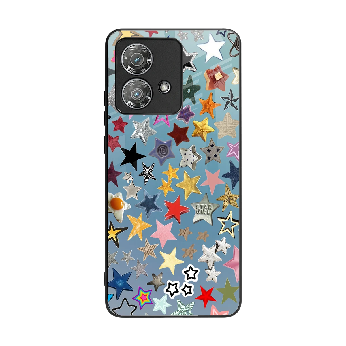Celestial Glow back phone cover | glass case for motorola edge 40 neo 5g