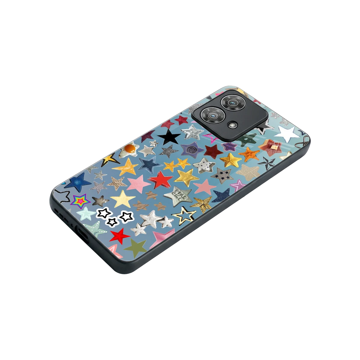Celestial Glow stylish phone case for motorola edge 40 neo 5g | glossy glass and slim fit