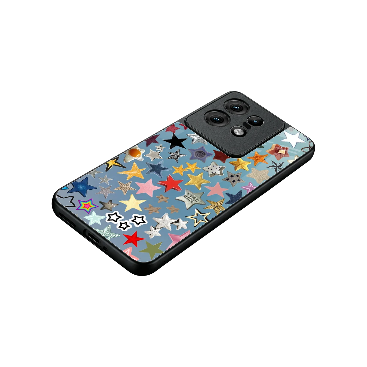 Celestial Glow stylish phone case for motorola edge 50 pro | glossy glass and slim fit