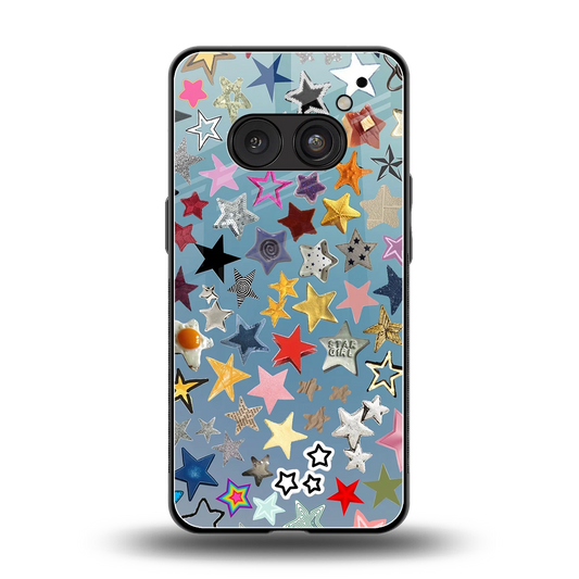 Celestial Glow back phone cover | glass case for nothing phone 2a