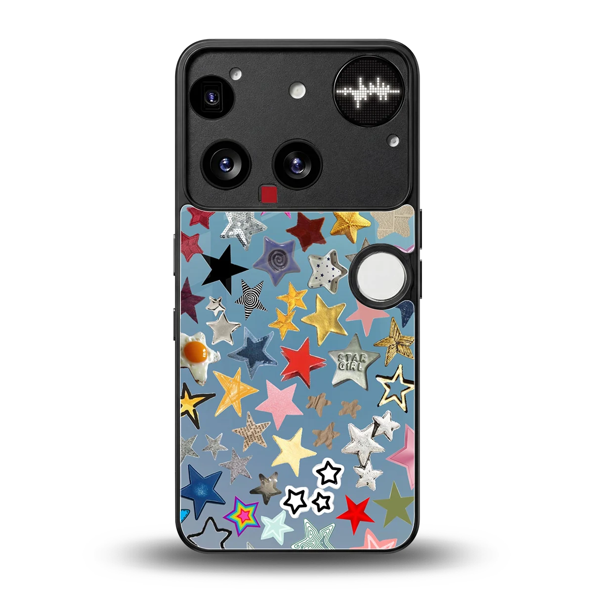 Celestial Glow back phone cover | glass case for nothing phone 3