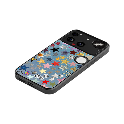 Celestial Glow stylish phone case for nothing phone 3 | glossy glass and slim fit