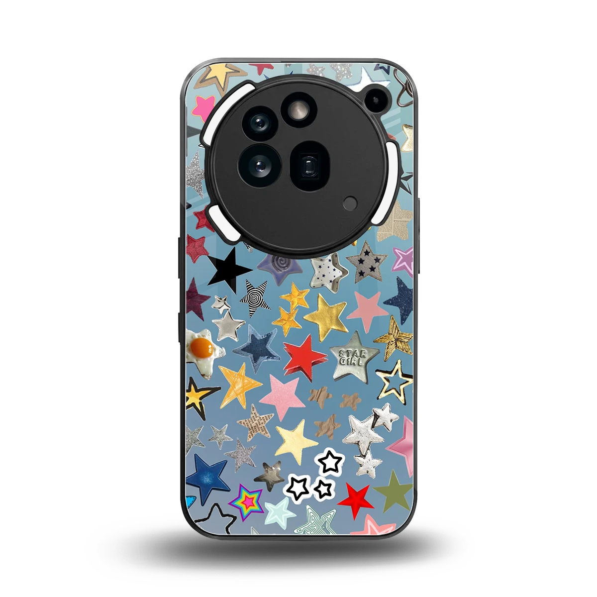 Celestial Glow back phone cover | glass case for nothing phone 3a pro