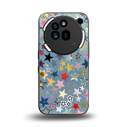 Celestial Glow back phone cover | glass case for nothing phone 3a pro