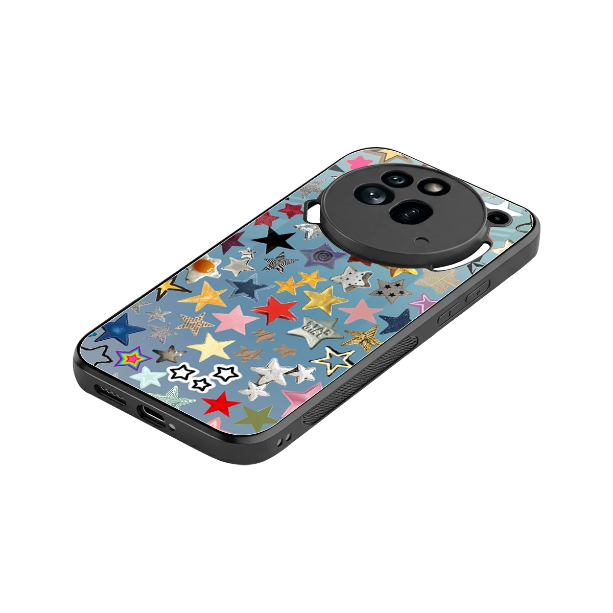 Celestial Glow stylish phone case for nothing phone 3a pro | glossy glass and slim fit