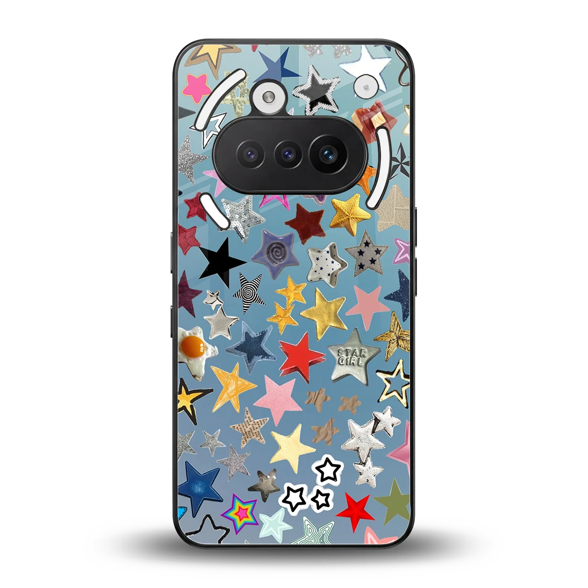 Celestial Glow back phone cover | glass case for nothing phone 3a