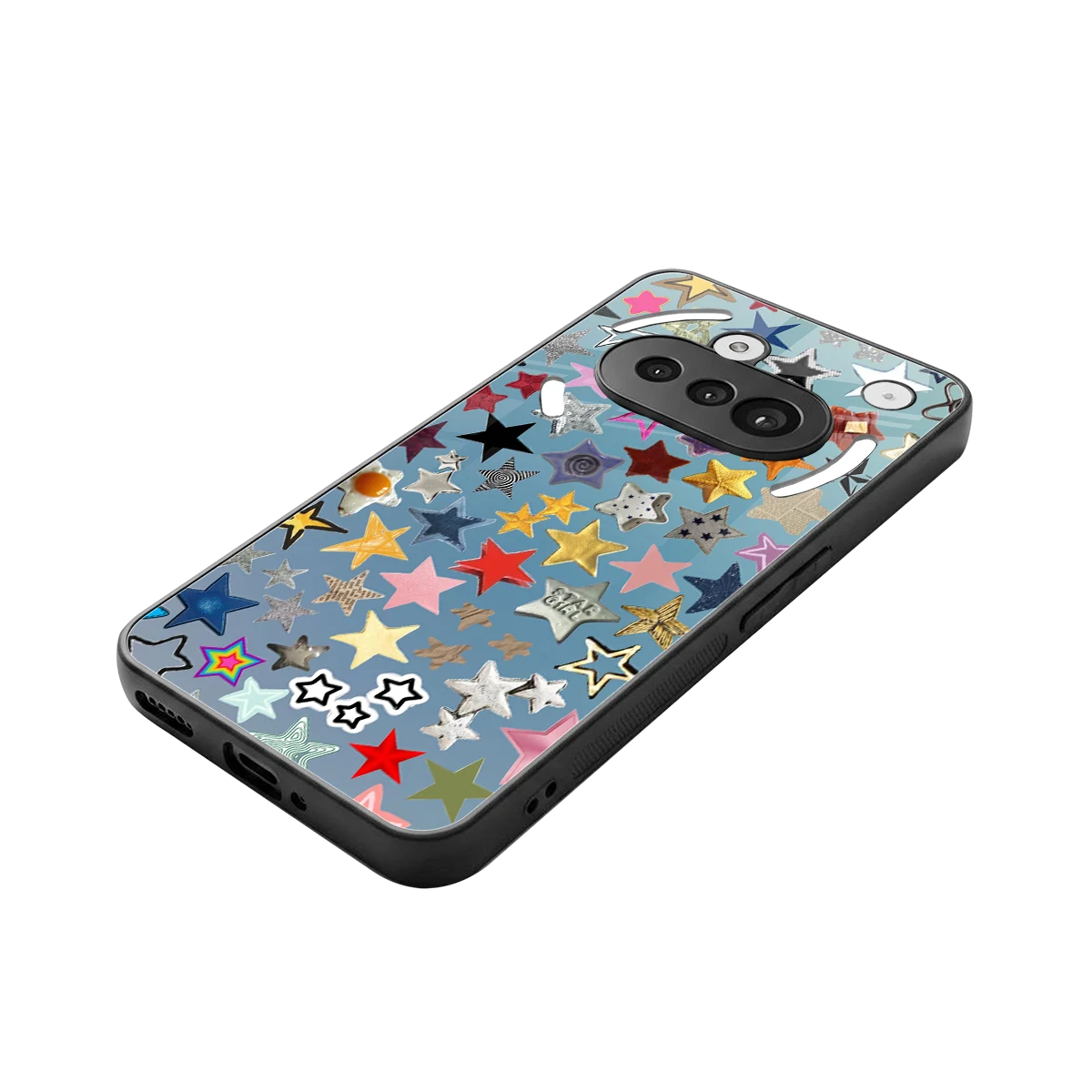 Celestial Glow stylish phone case for nothing phone 3a | glossy glass and slim fit