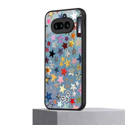 Celestial Glow nothing phone 4a mobile cover | shockproof glass phone case