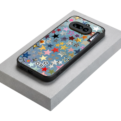 Celestial Glow stylish phone case for nothing phone 4a | glossy glass and slim fit