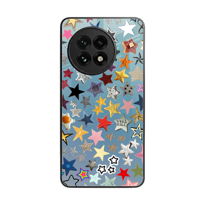 Celestial Glow back phone cover | glass case for oneplus 13r