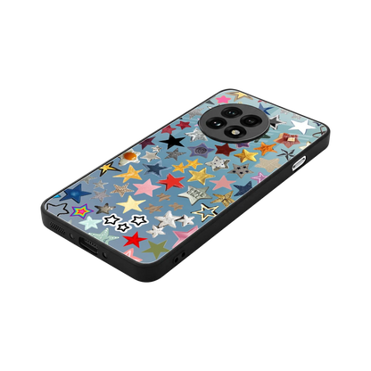 Celestial Glow stylish phone case for oneplus 13r | glossy glass and slim fit