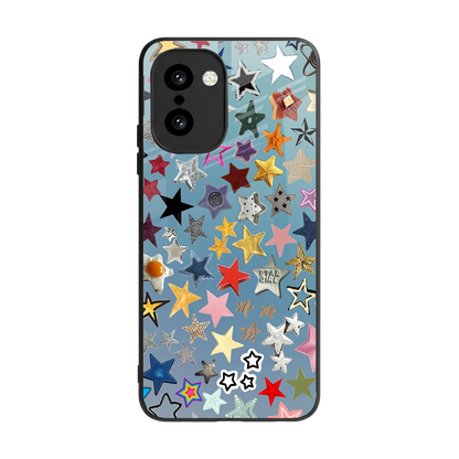 Celestial Glow back phone cover | glass case for oneplus 15r