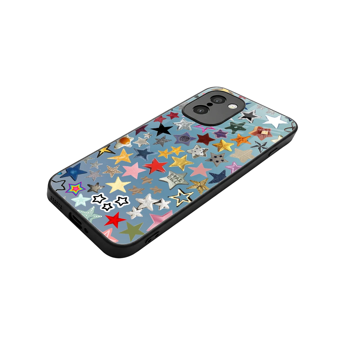 Celestial Glow stylish phone case for oneplus 15r | glossy glass and slim fit