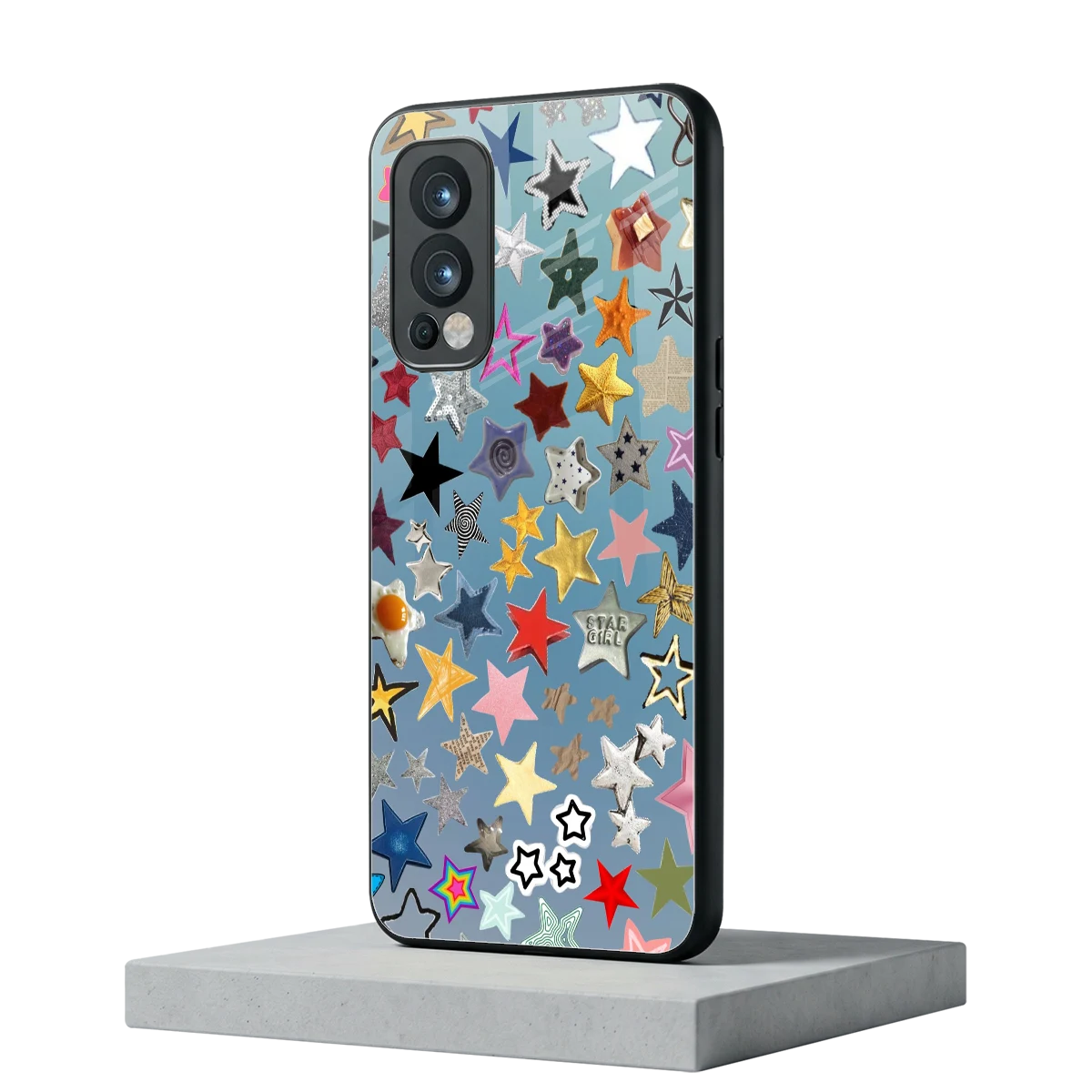 Celestial Glow oneplus nord 2 mobile cover | shockproof glass phone case